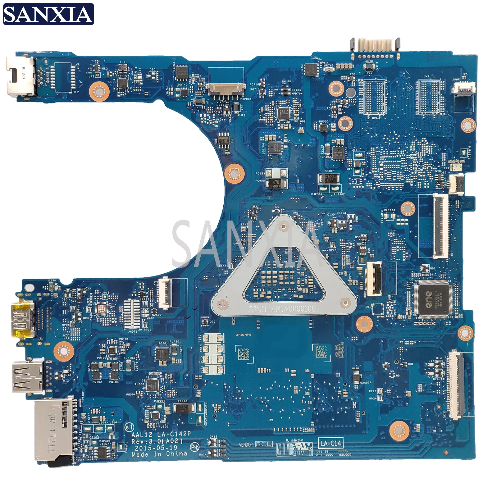 KEFU LA-C142P материнская плата для ноутбука Dell Inspiron 15-5555 14-5455 оригинальная материнская плата A8-7410