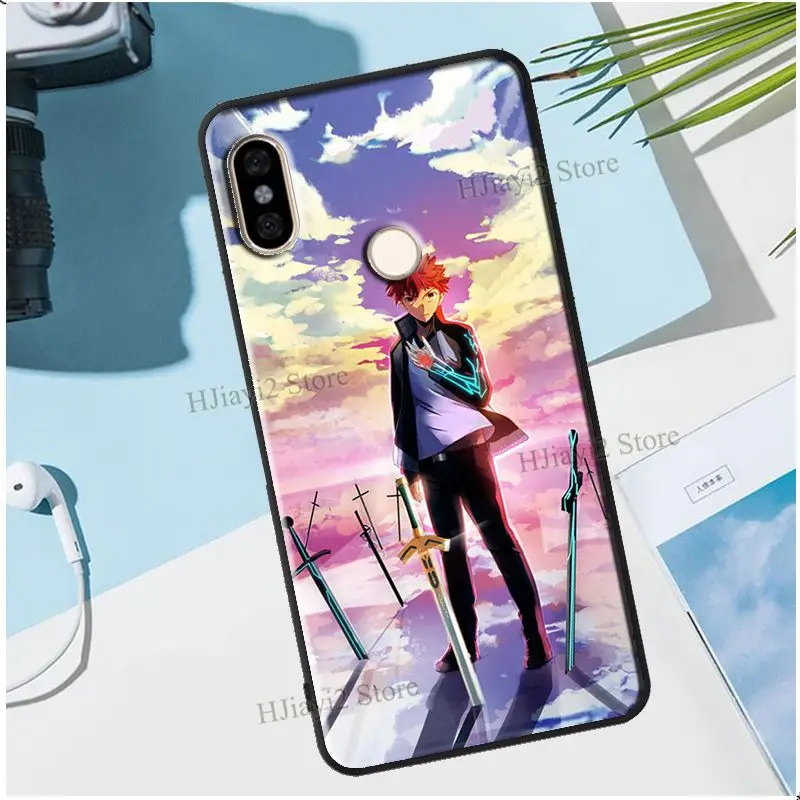 Чехол Shirou Emiya Fate Stay Night для Xiaomi Redmi Note 11 8 9 10 Pro 10S 9A 9T Mi Lite 11T POCO X3 M3 M4 F3 | Мобильные