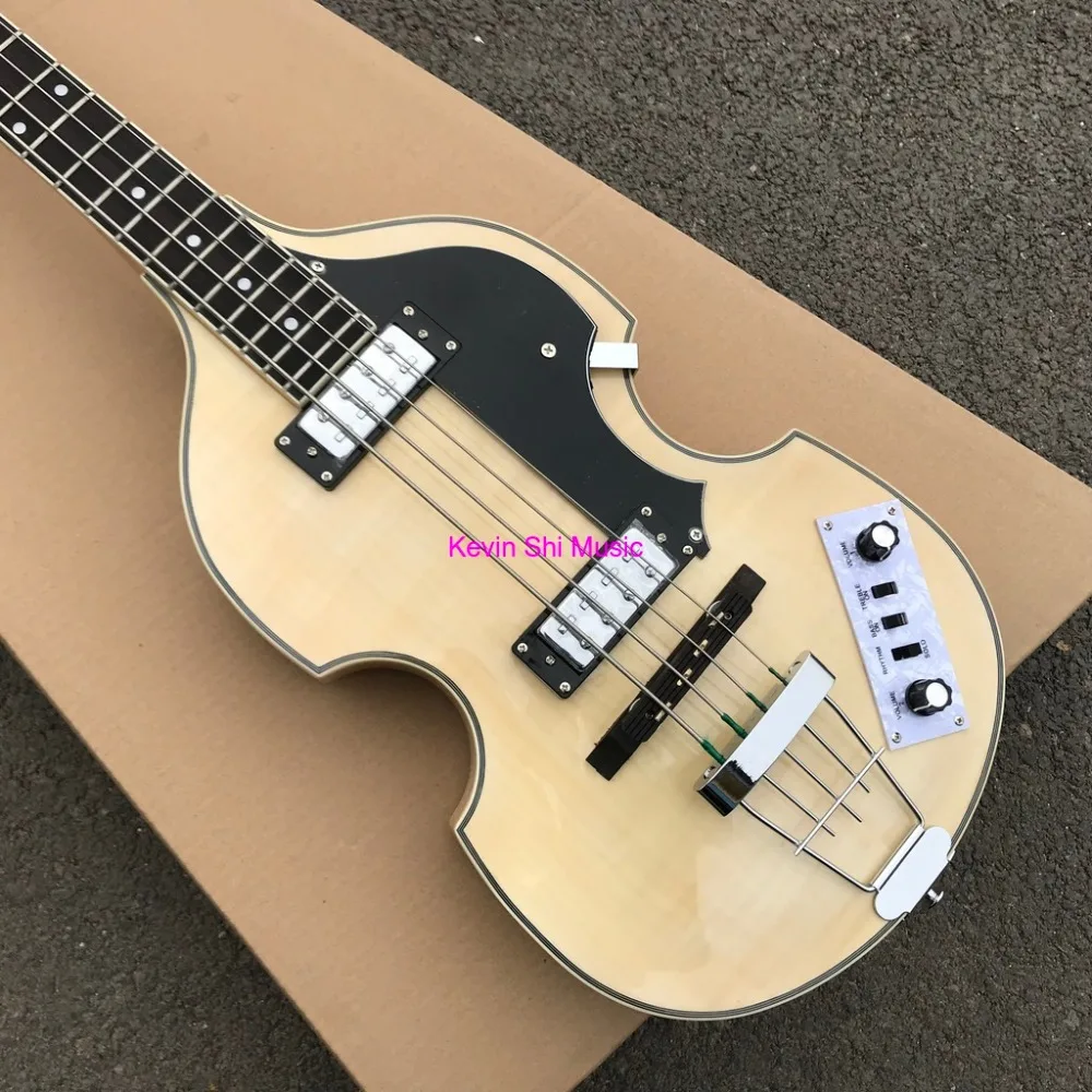 Натуральный бас-гитара Hofner hofner BB2 электрический бас Пламя клен корпус Hofner BB2 бас hofner bass гитара