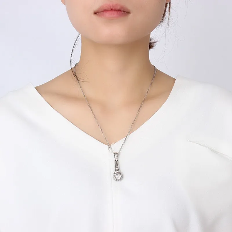 Подвеска в стиле рок-панк для мужчин и женщин ожерелье из нержавеющей стали