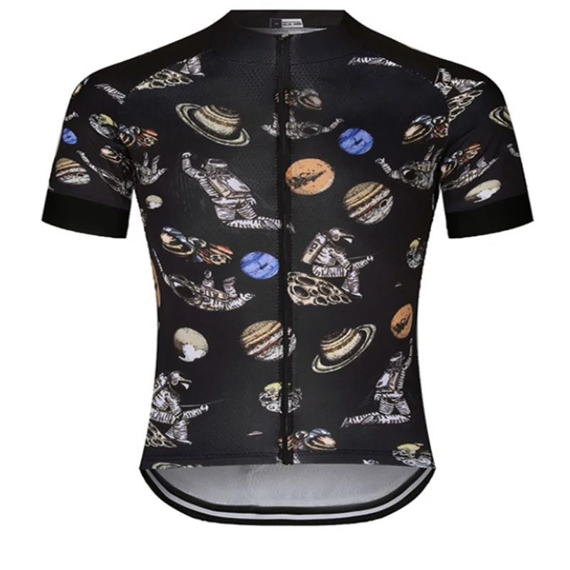 

Sublimation 100% Polyester Bike Clothing Men's Summer Short Sleeve Cycling Jerseys Quick Drying Breathable Tops Bicycle Shirts