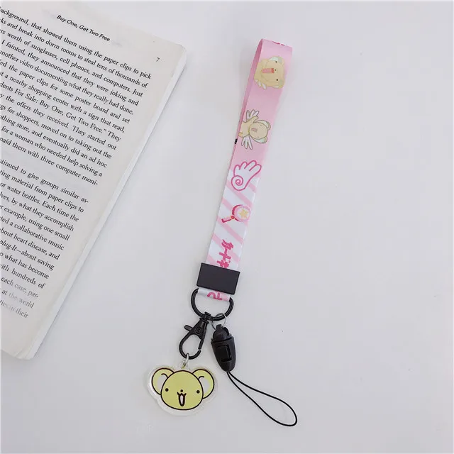 Ремешок для телефона с мультяшным рисунком кошки Девочки Мальчика ремешок на