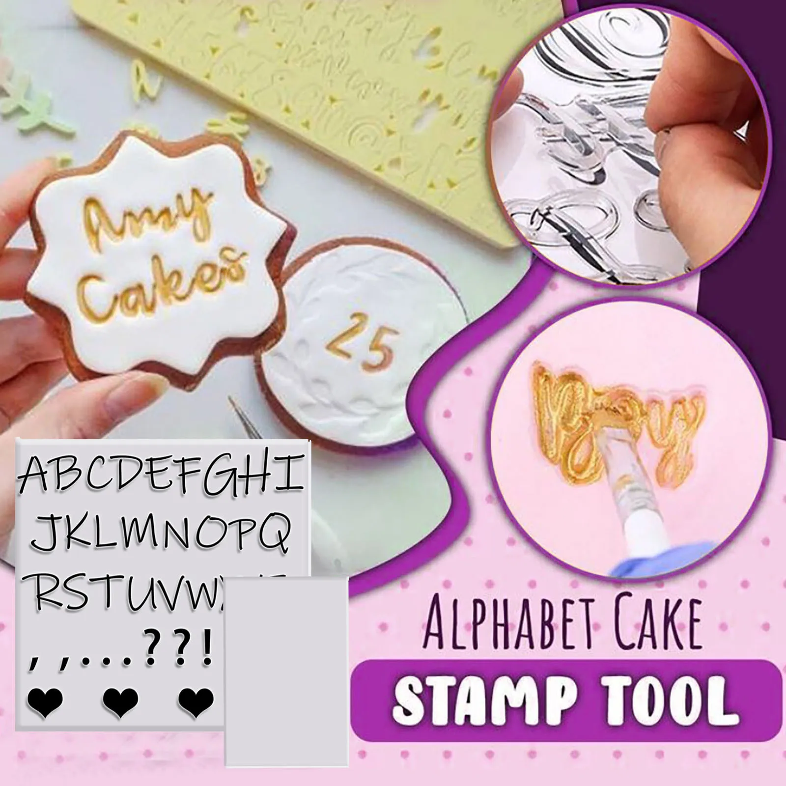 Новый Fondant (сахарная) марки легко Применение России с изображением букв алфавита