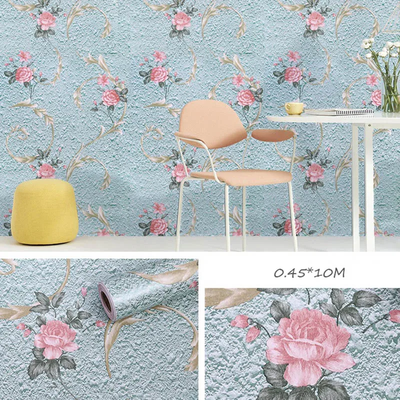 

10M PVC Wall Sticker Roll Printed Wallpaper Self Adhesive Waterproof Plane Wall Sticker Living Room Bedroom Decorative Stickers