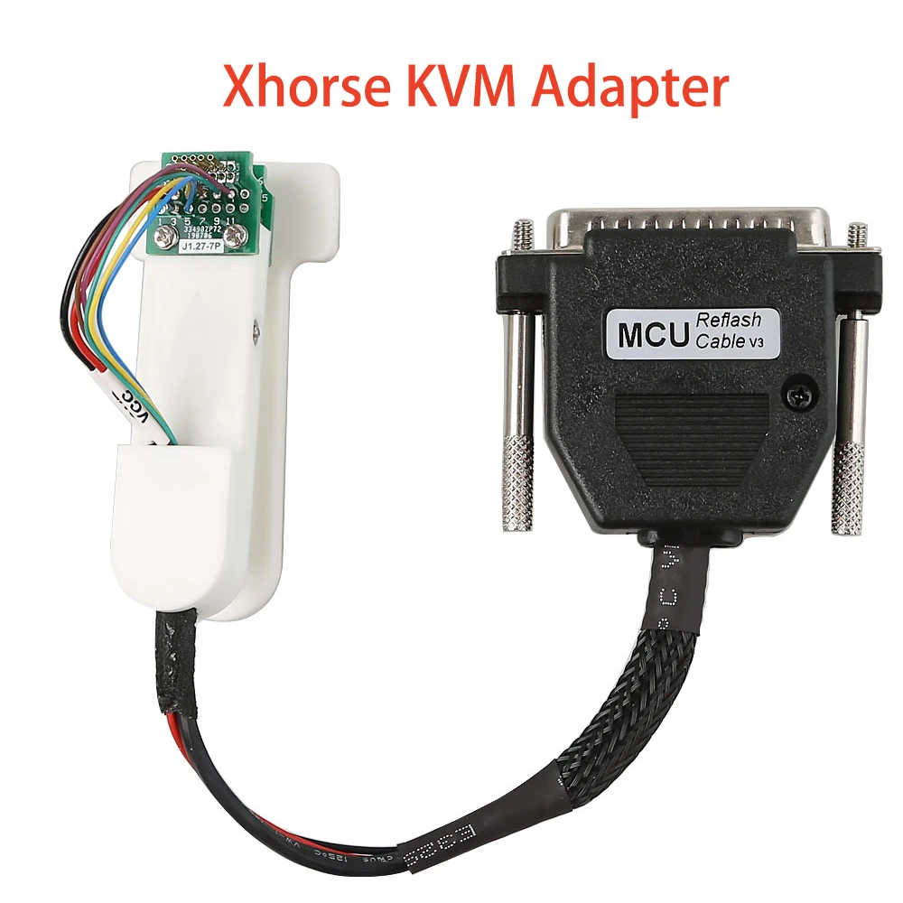 KVM адаптер для VVDI Prog без пайки MCU отражательный кабель V3 специальный зажим Land Rover