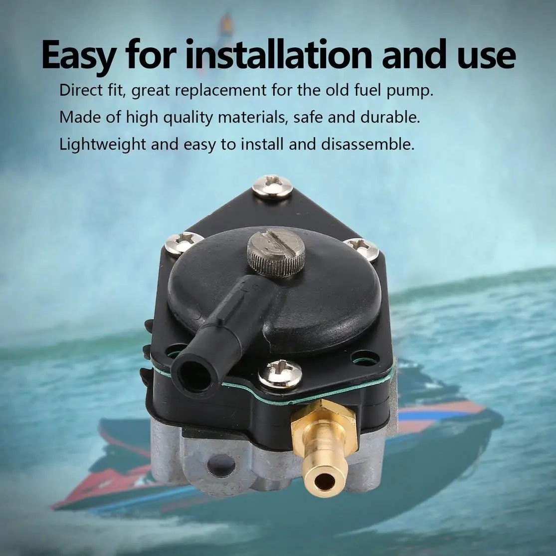 

Outboard Fuel Pump For Evinrude Johnson Outboard With Gasket 20-140HP 18-7352 438556 438556 388268 388268 385781 394543