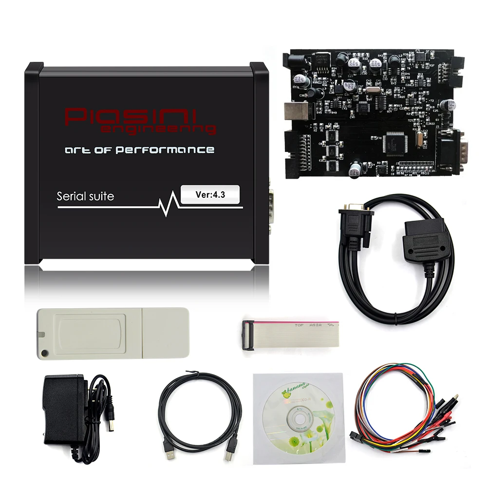 Программатор ЭБУ PIASINI V4.3 v4.1 MASTER для полной версии серийный комплект (JTAG BDM CAN BUS)