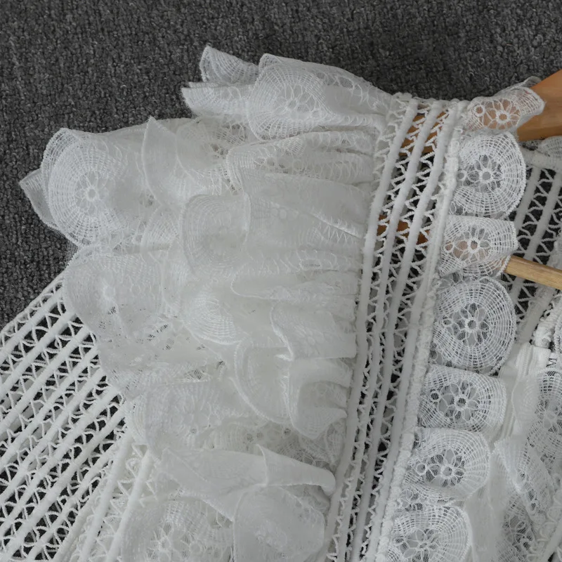 2020 с v образным вырезом оборками кружевные открытыми плечами длинными рукавами