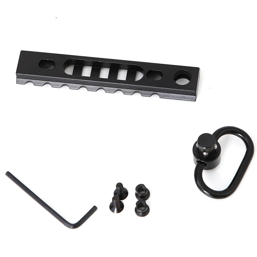 Тактический Keymod рейку планка Вивера секций 8 слотов для карт крепежная основа с QD