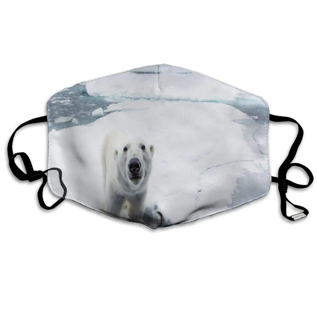 

Face Mask Polar Bear Unique Cycling Half Face Earloop Mouth Mask for Woman