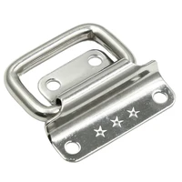 2pcs stainless steel folding pull handles cabine drawer pull knobs cupboard wardrobe door handles furniture hardware accessories