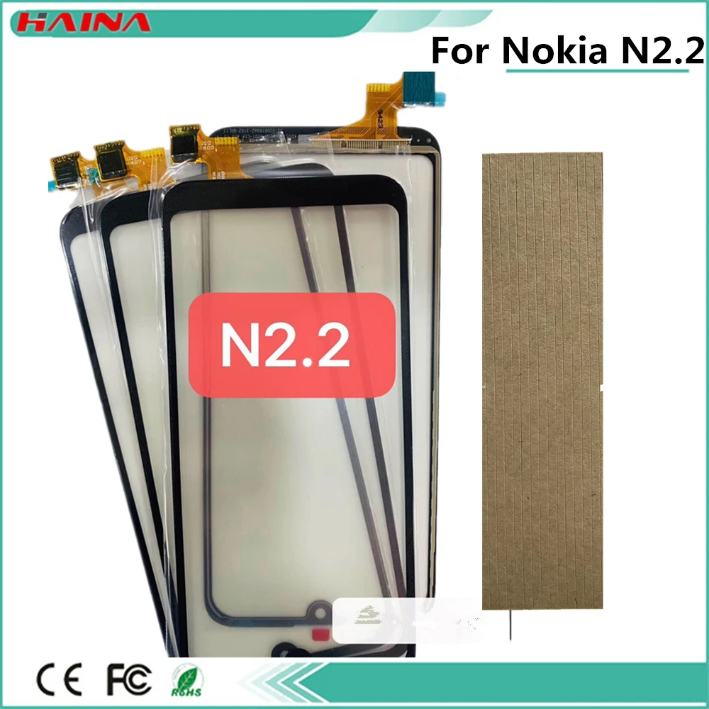 

Стекло для мобильного сенсорного экрана 4 дюйма для Nokia N2.2 сенсорный экран дигитайзер сенсорный экран Переднее стекло объектив инструменты панели