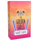 Золотые карты для девушек с изображением ораклов, полные английские классические настольные карты для игр с изображением ораклов, гадания, настольные карты для гадания с PDF