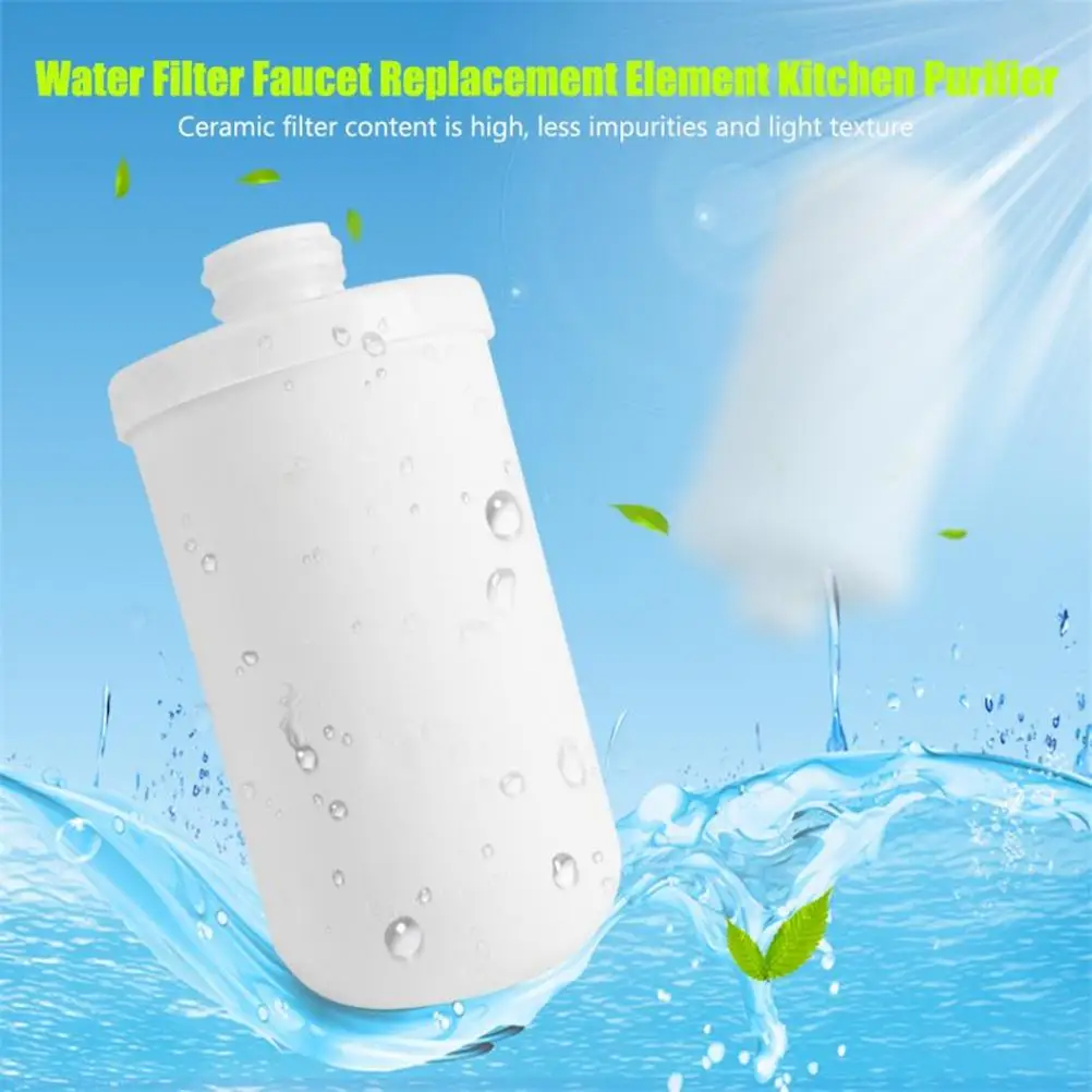 

Tap Water Purifier Kitchen Faucet Washable Ceramic Percolator Filtro Rust Bacteria Removal Household Ceramic Filter Water Filter