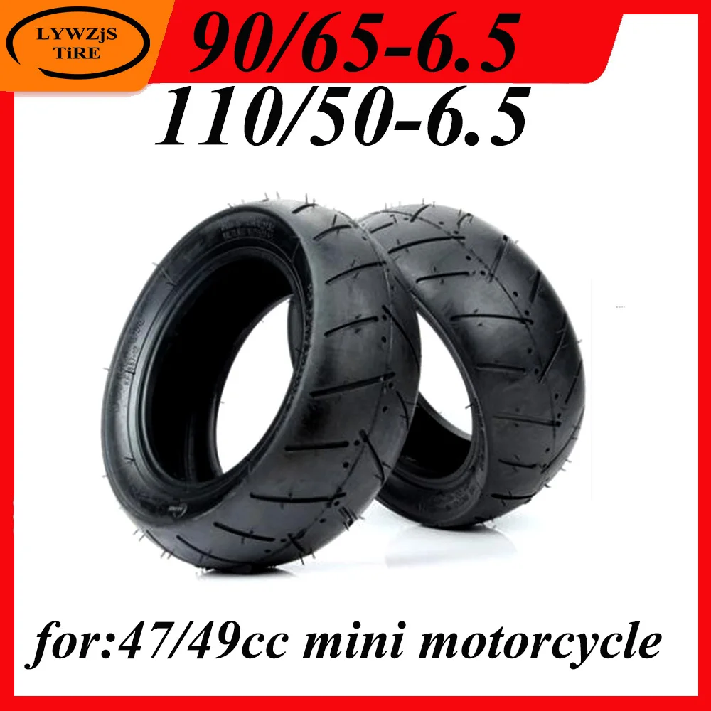 90/65 6 5 вакуумные шины 110/50 бескамерные для 47cc/49cc мини карманный велосипед газ