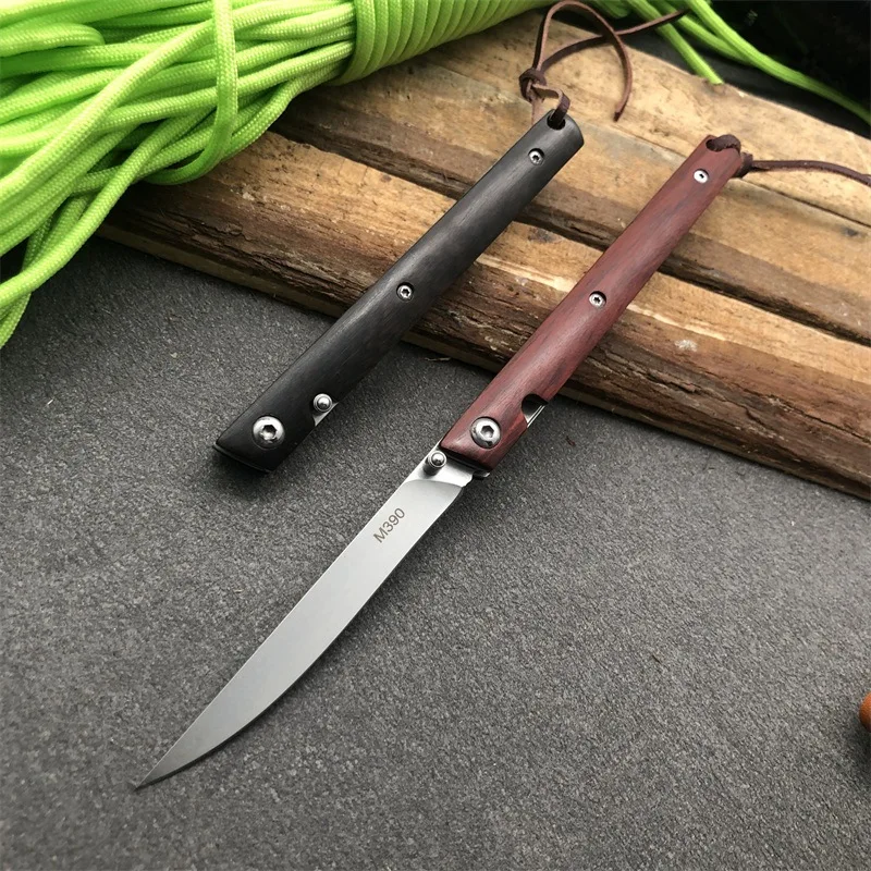 Новый стальной складной нож CS Go M390 портативный инструмент из массива дерева для
