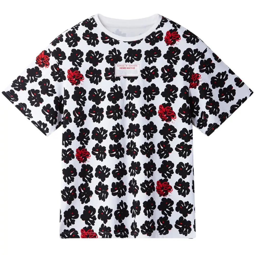 

Mark Fairwhale 2020 Fashion Western Style Printed Men T-shirt Oneck Loose Causal Tshirt Tops 719201028031