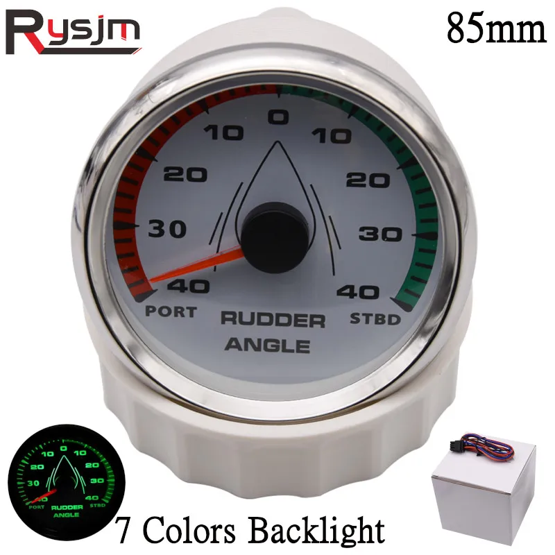 

Индикатор угла поворота лодки, 0-190 Ом, 85 мм, 7 цветов подсветки