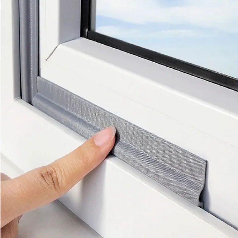 Self-Adhesive Window Sealing Strip Weather Soundproofing Sound Insulation Anti Air Leak Door Bottom Crack Gap Sticking Tape