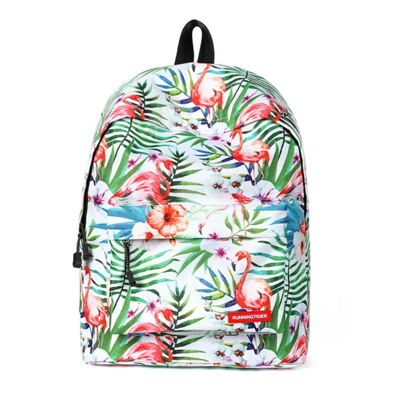 

Woman Laptop Backpack For Teenage Students Girls Female School Back Pack Bag 2019 Hot Flamingo Printed Travel Bagpacks Mochilas