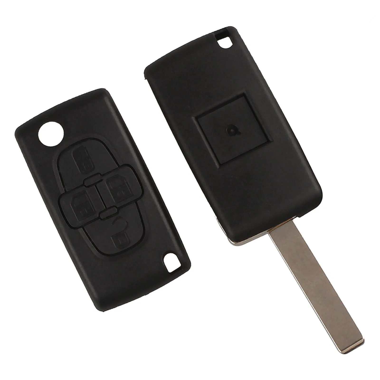 Сменный Чехол для автомобильного ключа с 4 кнопками раскладной складной чехол