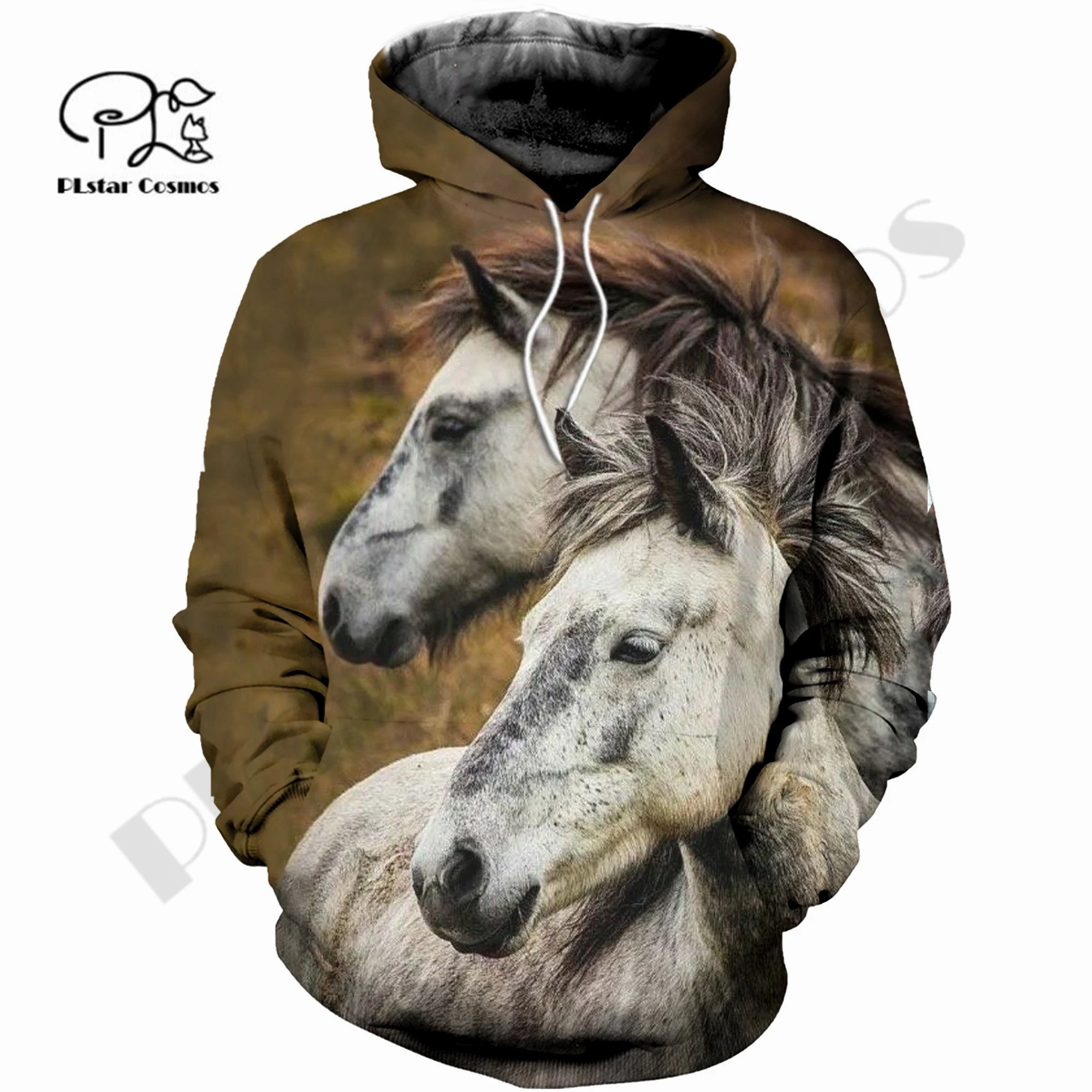 

PLstar Cosmos 3Dprinted Newest Horse Animal Gift Harajuku Streetwear Funny Unique Unisex Casual Hoodies/Sweatshirt/Zip Style-18