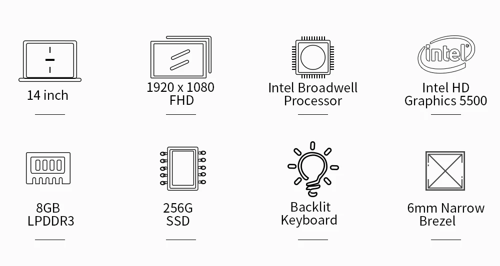 Jumper EZbook X4 Pro ноутбук 1" FHD дисплей Intel Core i3-5005U 8 Гб 256 ГБ SSD ноутбук двухдиапазонный Wifi Win 10 Ultraslim компьютер