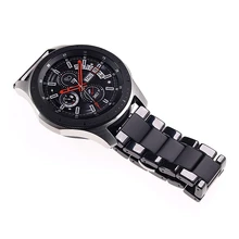 20mm 22mm Ceramic Watchbands Strap For Samsung Galaxy Watch 3 Gear S3 S2 Active 2 46mm 40mm HUAWEI GT2 Pro Amazfit Band Bracelet
