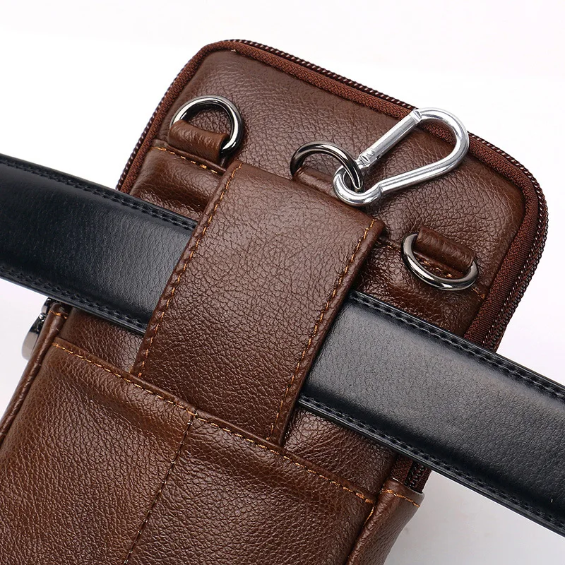 

New Fashion Mini Messenger Bag Mobile Phone Bag Genuine Leather Small Bags Luxury Handbags Men Bags Designer Shoulder Bag Sac