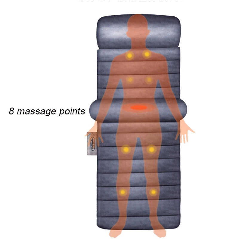 Электрическая подушка для массажа всего тела с подогревом Вибрирующая шеи плеч
