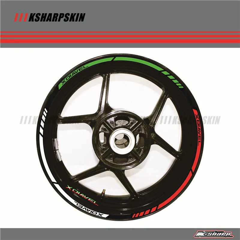 12 X Толстые края внешний обод наклейка полоса Переводные картинки для колес