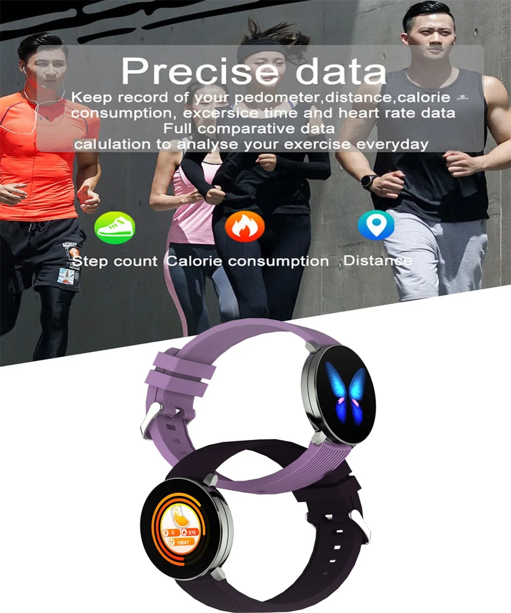 FELYBY LV18 модные умные часы спортивный браслет IP67 водонепроницаемый монитор сердечного ритма мониторинг сна для IOS Android