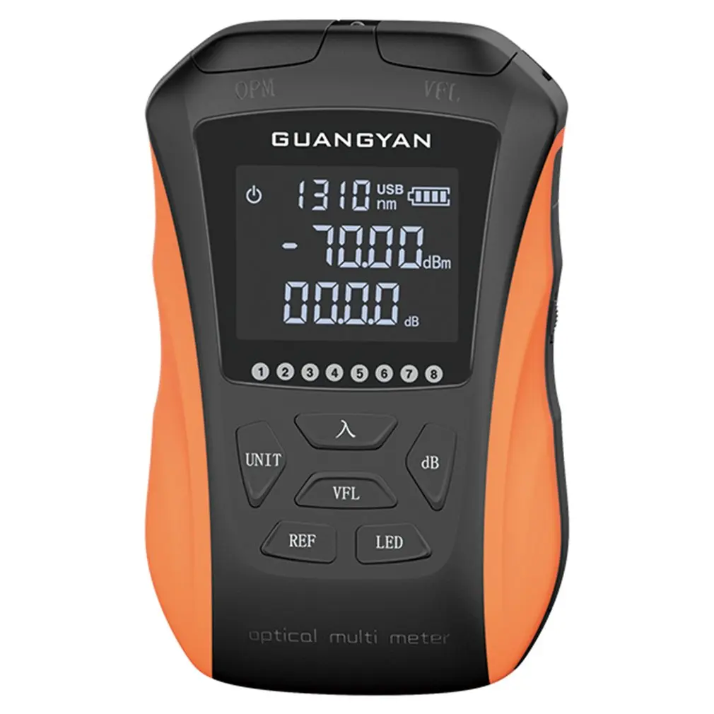 

G8-SGS211/G8-SGS311 Rechargeable Optical Power Meter 15km -70+10 Multi-function Five/Six In One Red Light Integrated Machine