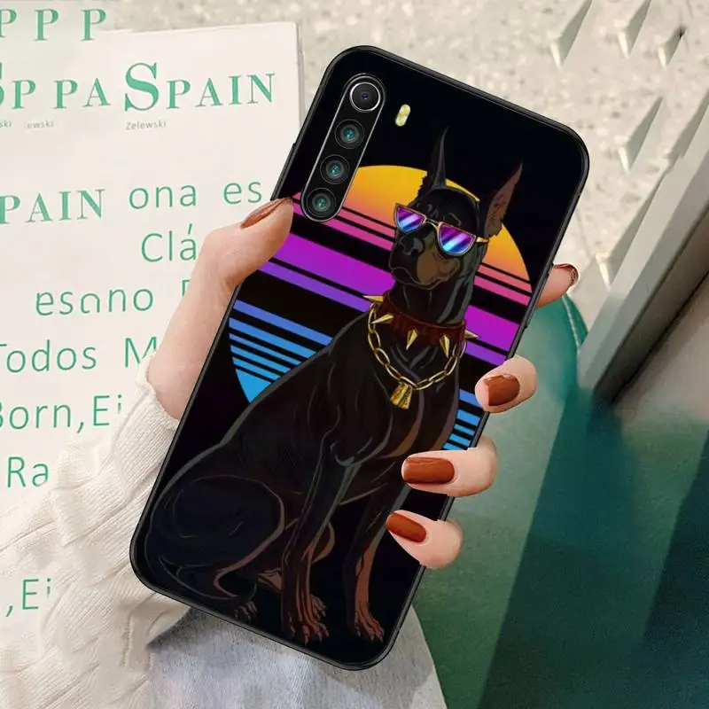 

LJHYDFCNB Handsome Dog Phone Case For Redmi 7 8 9 A K20 30 Pro Note 8 9 Pro 9s