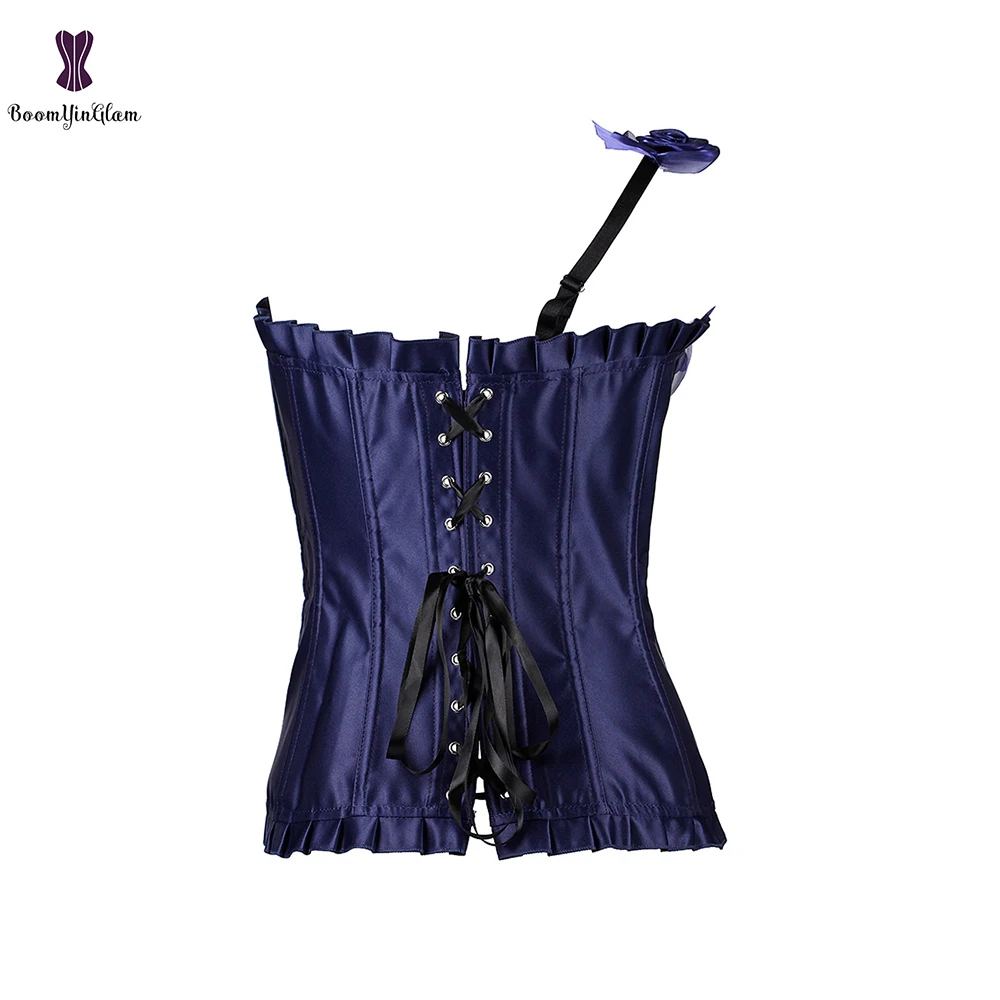 Купи две штуки получи один бесплатно синие корсеты с аппликацией нагрудная чашка