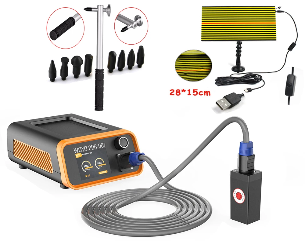 للبيع WOYO PDR007 HOTBOX Pdr أدوات إصلاح دنت الدنت السيارات أداة إصلاح جسم السيارة أطقم إزالة دنت أطقم التعريفي المغناطيسي