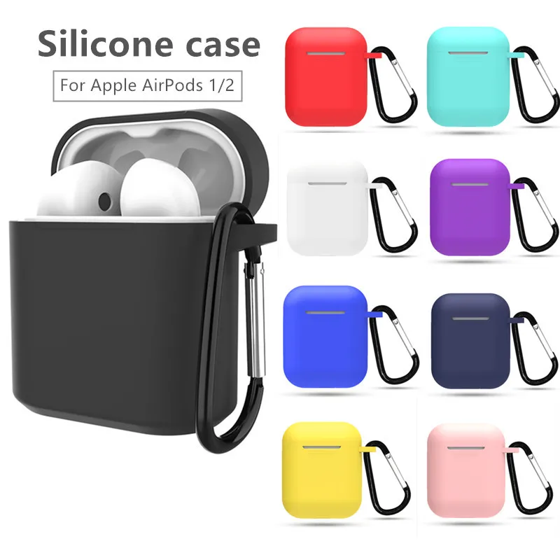 Защита от потери силиконовые беспроводные наушники Bluetooth чехол для AirPods 1/2