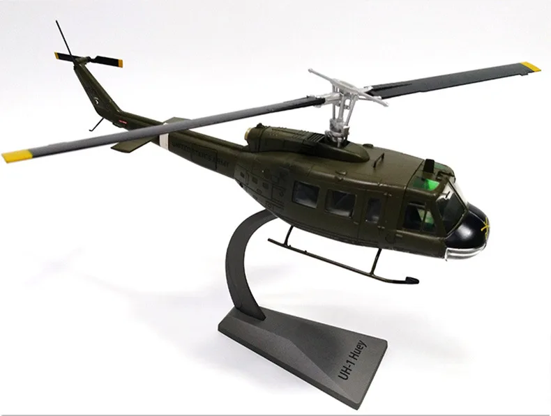 AF1 1/48 масштаб военная модель игрушечный колокольчик UH-1 Iroquois Huey универсальный вертолет литой металлический самолет модель игрушка для коллекции, подарок
