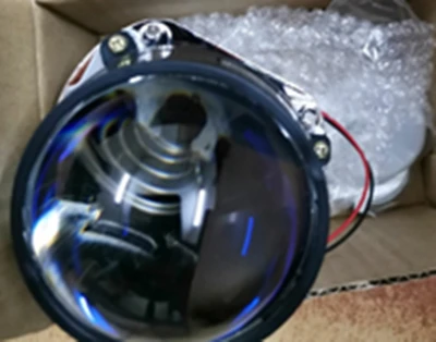 BLUE LENS N BLACK DLAND собственный Мини HID BI-XENON объектив проектора 7,1 яркий 2," с синими линзами фары H1 H4 H7 HB3 HB4 простая установка - Испускаемый цвет: BLUE LENS N BLACK