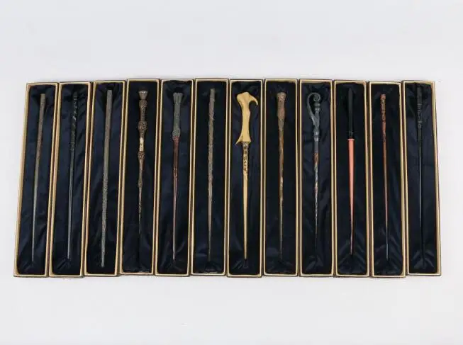 Оригинальная версия металлический сердечник Deluxe COS Colsplay Core Luna Voldemort Гермиона Волшебная волшебная палочка подарочная упаковка