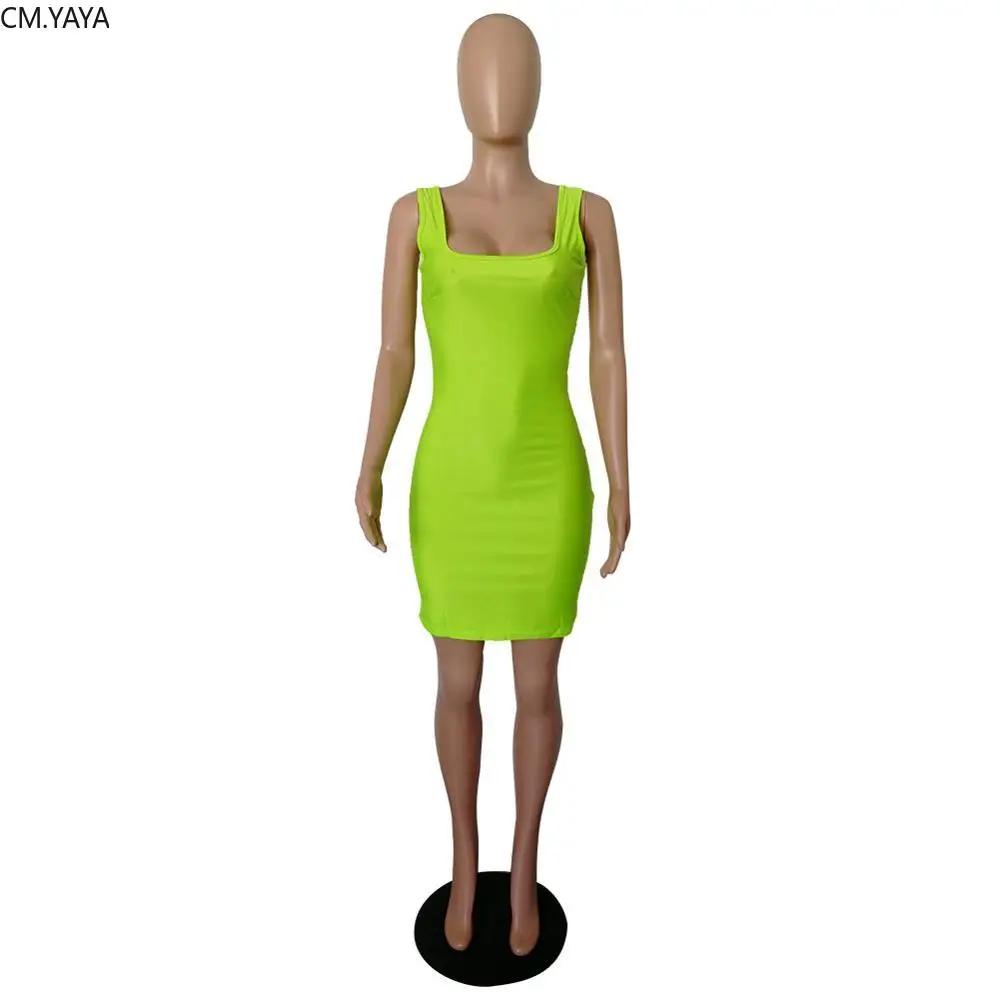 Новинка 2019 женское летнее облегающее платье миди без рукавов с круглым вырезом