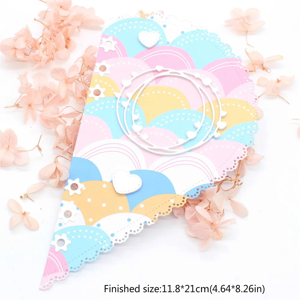 Штамп-планировщик в форме сердца металлический трафареты для скрапбукинга