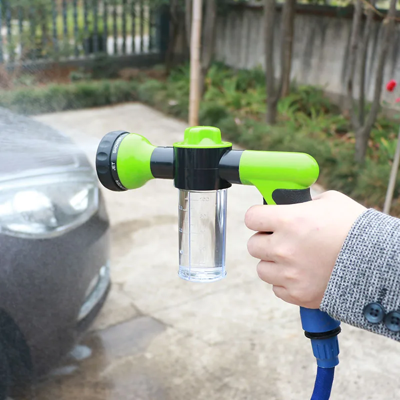 8 в 1 струйный распылитель диспенсер для мыла садовый шланг полива форсунка