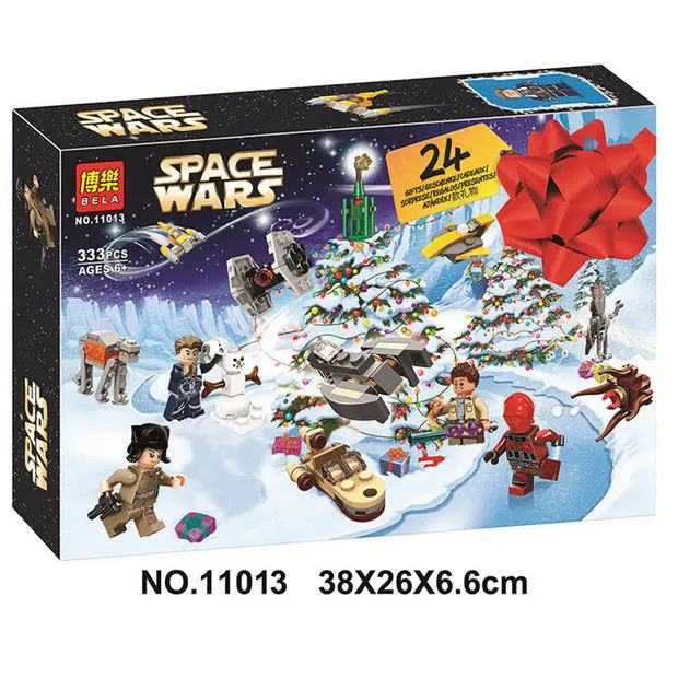 

Friends Advent Calendar Star Space Warsing City compatible 11013 11014 Christmas Toys Gift For Children Building Block Bricks