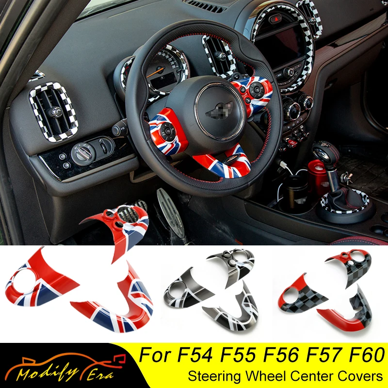 Чехлы рулевого колеса автомобиля для MINI Cooper F54 F55 F56 F57 F60 Clubman Countryman из углеродного