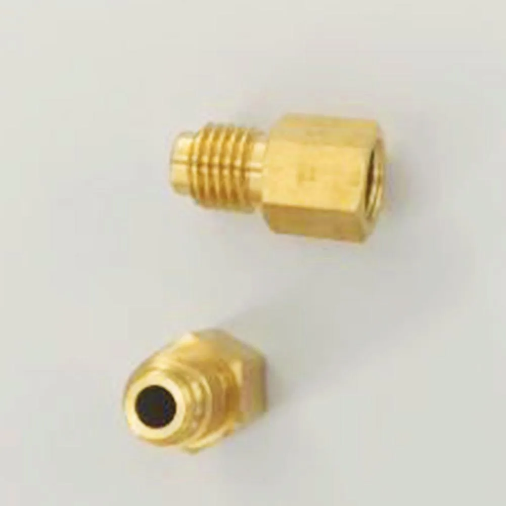 

Accessories Adapter Connector 1/4 Female Flare 1/2 Acme Male Brass Gold R12 To R134a
