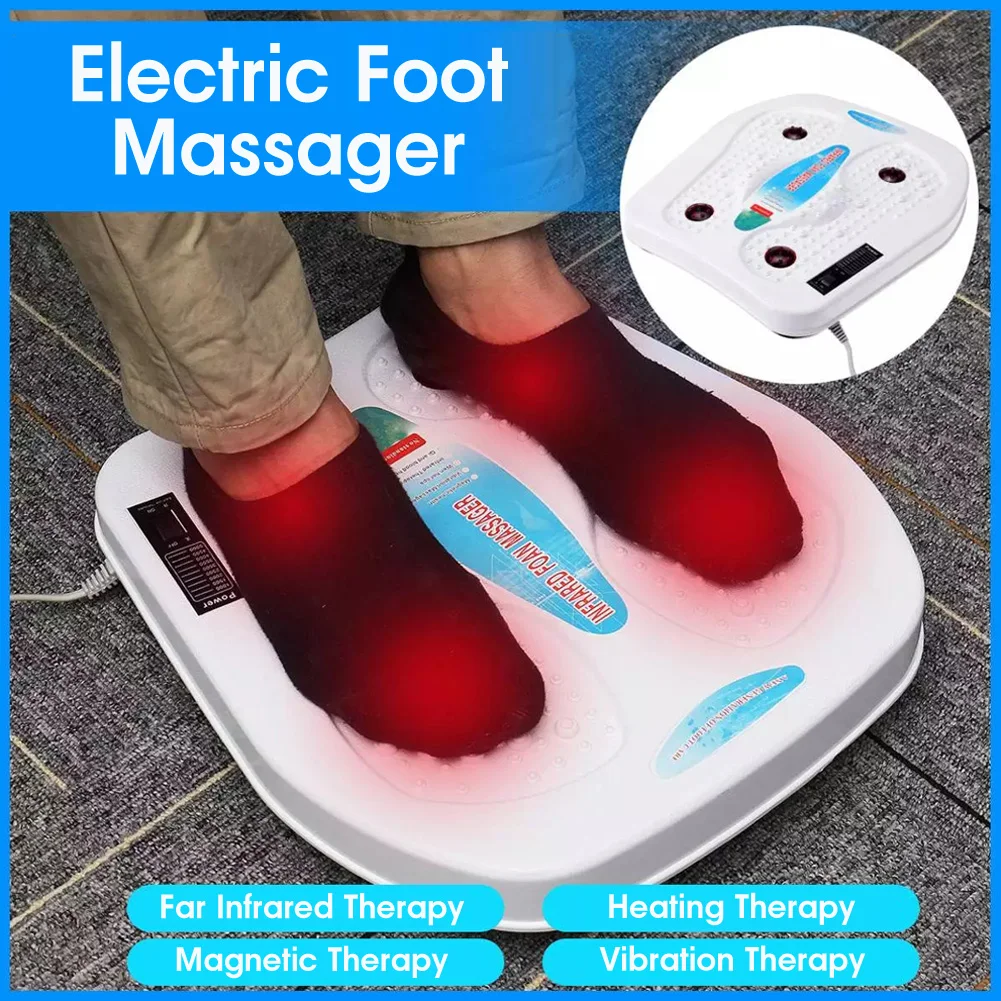 

1x Electric Foot Massager Vibration Infrared Therapy Blood Circulation Machine