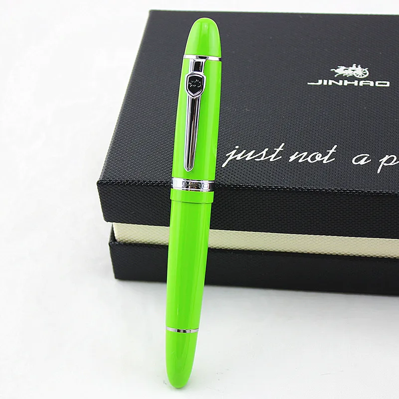 Luxury ink Pen Jinhao 159 Fountain Pen Unique Big Size Style, Medium Nib 0.5 Writing Pen Business Office Home Supplies