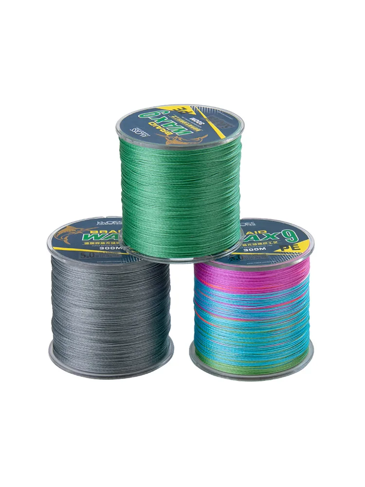 

Super Durable Fishing Line PE Braided Fishing Line 9 Strands 300m Sea Fishing Throwing Rod Lure Rod Carp Fishing Accessories