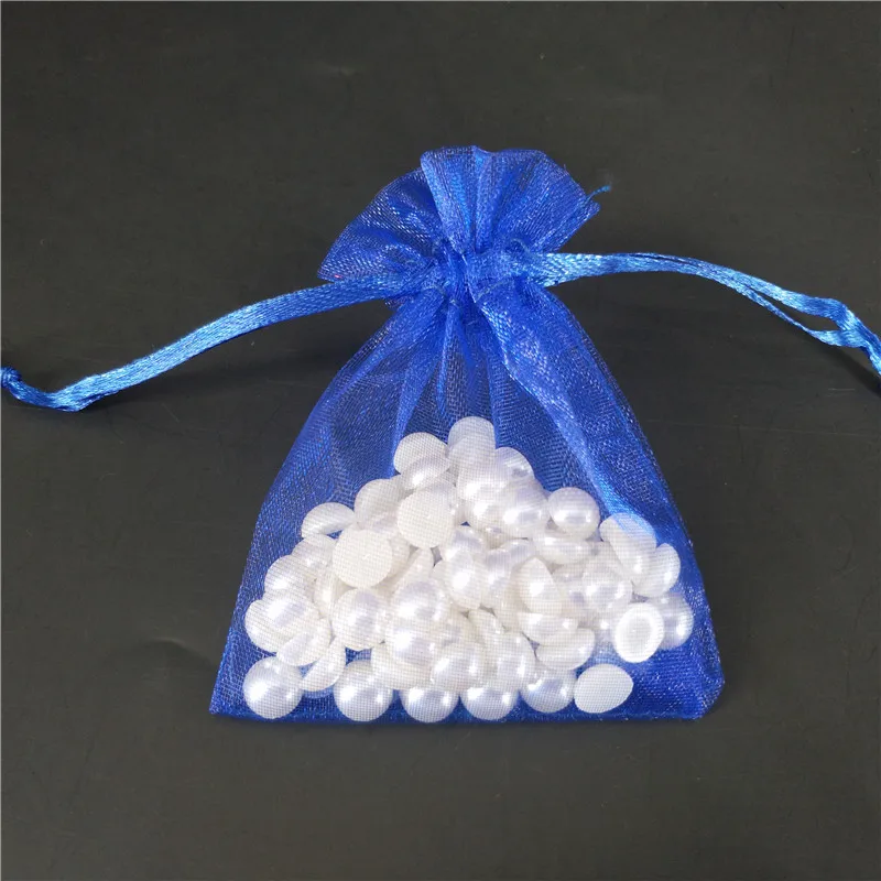 50Pcs Organza Gift Bags Sheer Gauze Element Bag Jewelry Packing Drawable Wedding Decor 5Z | Дом и сад